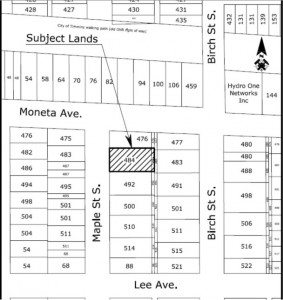 Photo: The location of the Montessori School. Supplied by the city. 