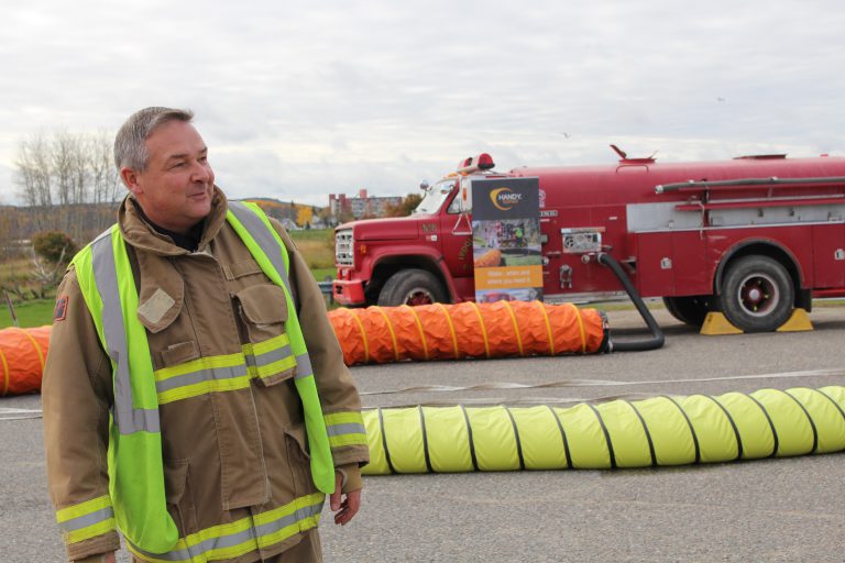 Local firefighter creates a portable fire hydrant, for when none are available