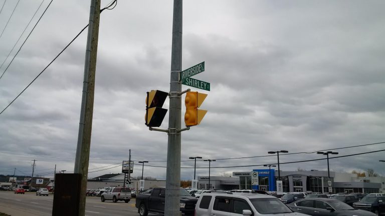 The number of car crashes at Riverside and Shirley is on the rise