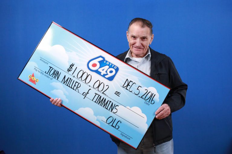 Timmins man wins $1 million LOTTO 6/49 draw