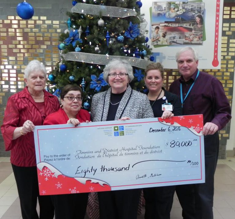 Big cheque for hospital foundation