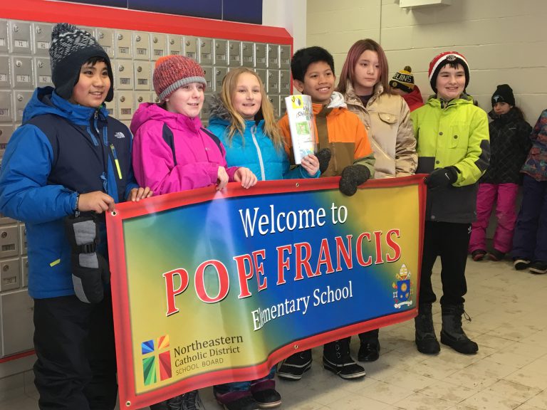 Students Send Prayers to Pope Francis