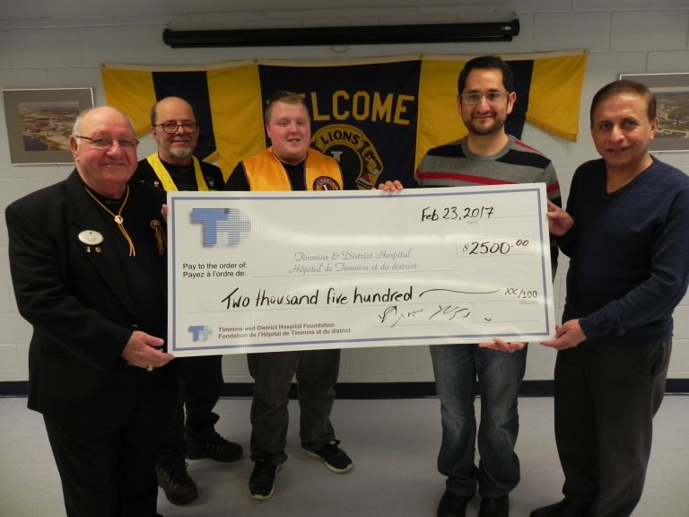 Timmins and District Hospital Foundation Receives Donation