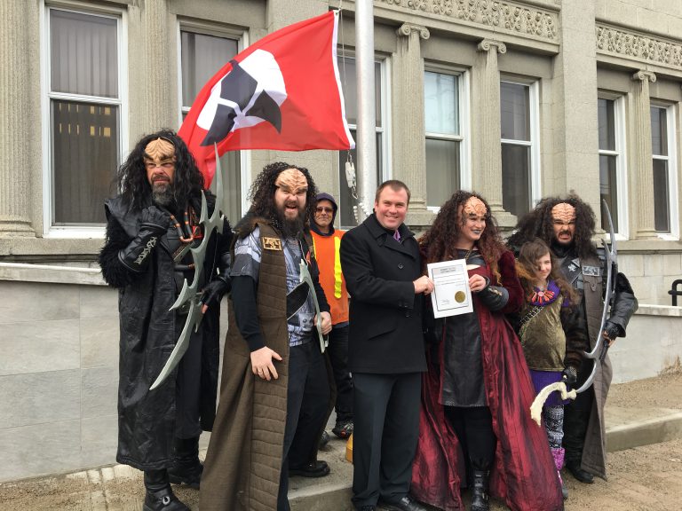 Timmins Celebrates Klingon Empire Day