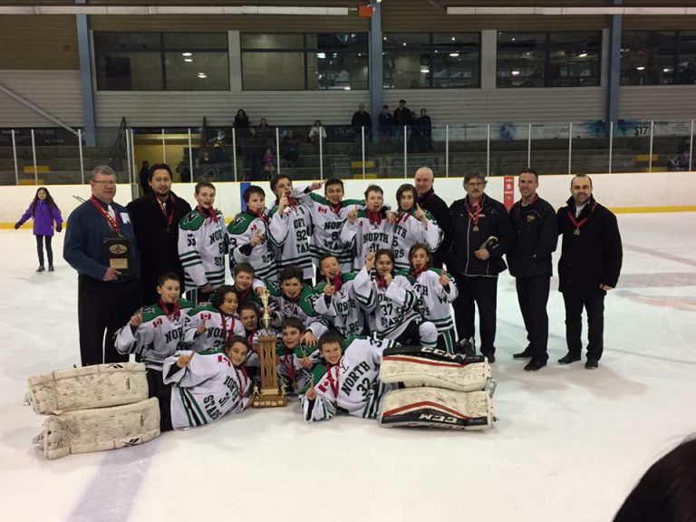 PEE WEE AA NORTH STARS OFF TO DEFEND PROVINCIAL TITLE