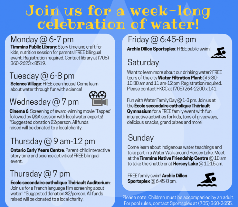 Water Week Kicks Off on Monday