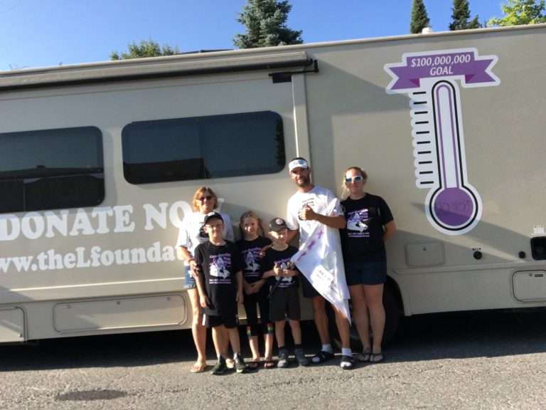 Northeastern Portion of a Cross Country Walk for Cancer is Special for an Alberta Family