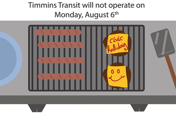 Transit Schedule Changes for the Long Weekend