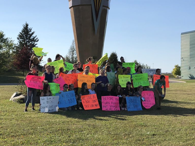 Theriault Students Live Homeless for 24 Hours