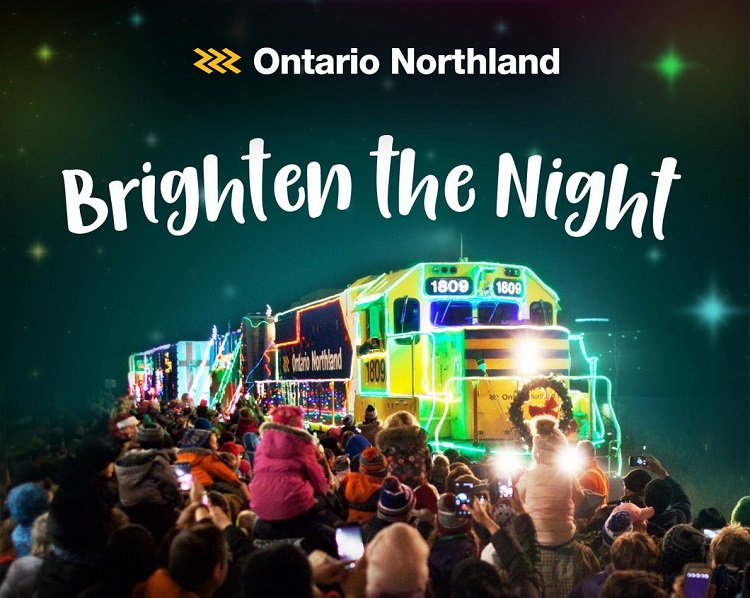 ANNUAL CHRISTMAS TRAIN VISIT  TO ‘BRIGHTEN THE NIGHT’