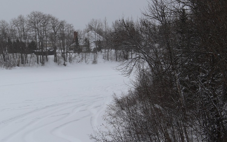 Use a bridge to cross the river, not the ice