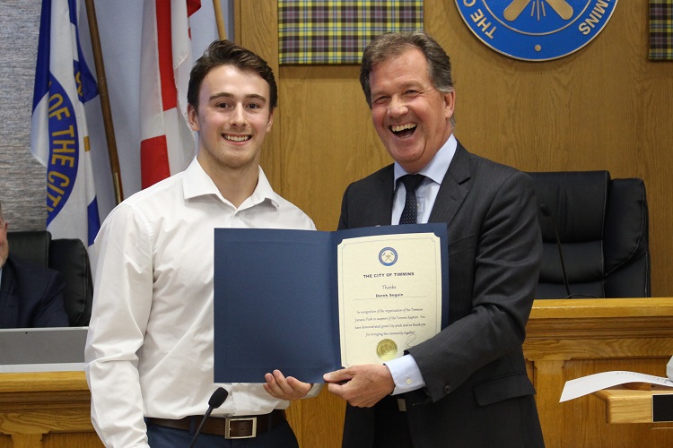 A Rock shines above several other commendable Timmins people