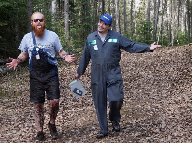 Sloshing through mud for the Alzheimer Society