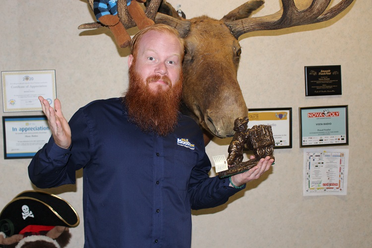 Tom from Moose Mornings with Tom finds a new moonlighting opportunity