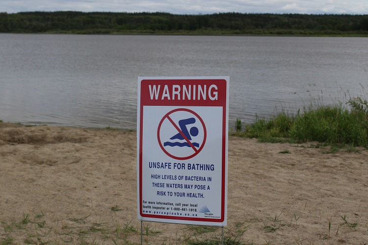 Porcupine Lake contaminated with e-coli, health unit advises against swimming
