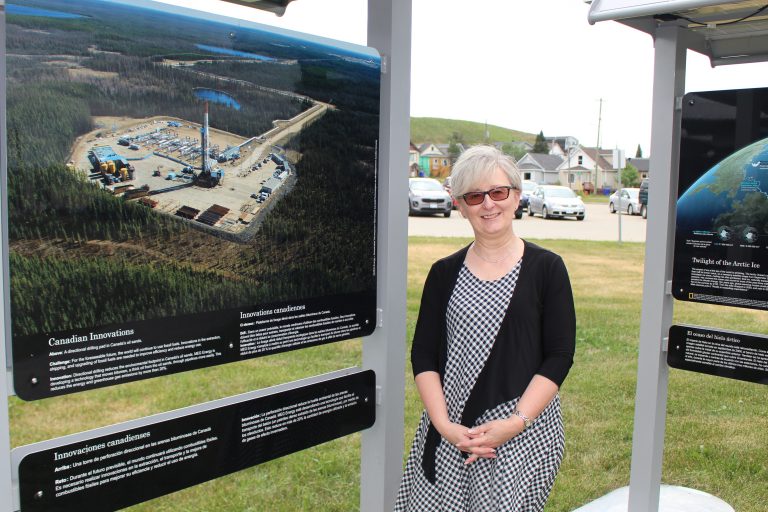 The front yard is the place for the latest Timmins Museum exhibit