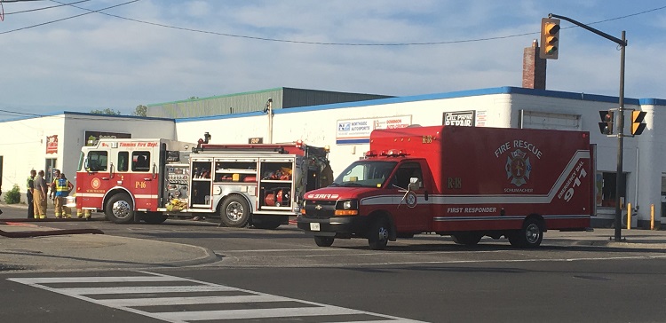 Fire hits Timmins business