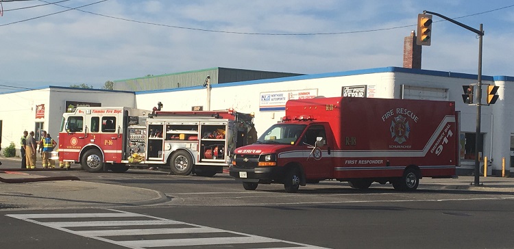 Fire hits Timmins business