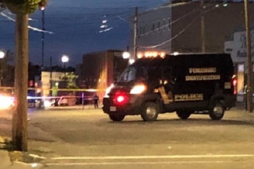 Woman wanted for downtown stabbing