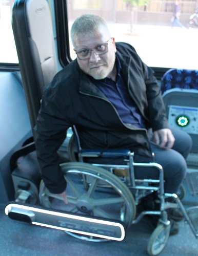 Timmins Transit shows off new wheelchair securement system