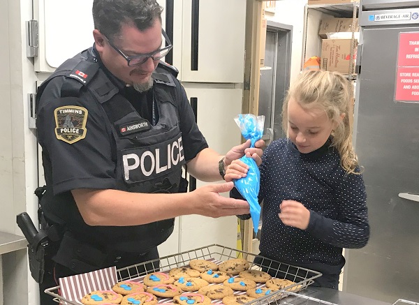 Smile cookies in Timmins support DARE
