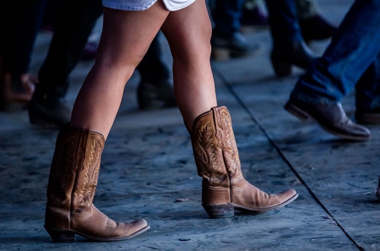 Funeral home doubles as line dancing class