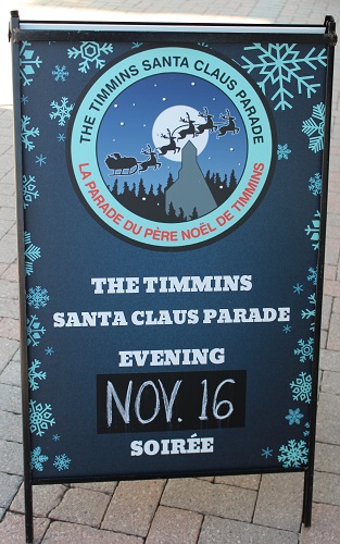 Don’t forget to bring socks to the Santa Claus Parade Saturday night