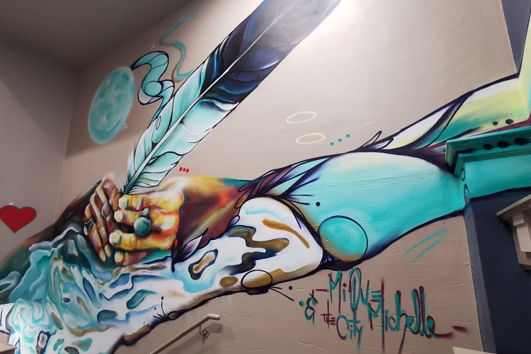 New indigenous mural at City Hall