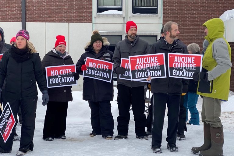 Striking teachers call out education minister