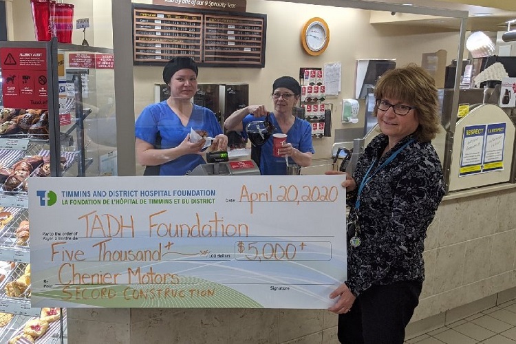 Businesses give hospital workers a (coffee) break