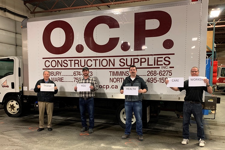 Construction supply company steps up to help COVID-19 relief fund at TADH