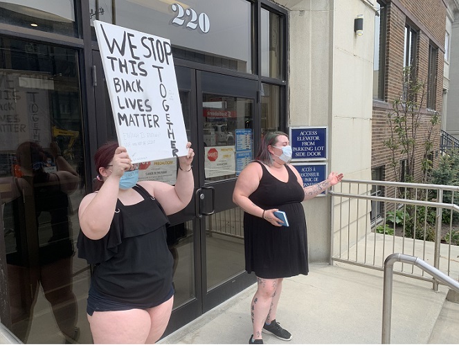 Rally at City Hall denounces discrimination
