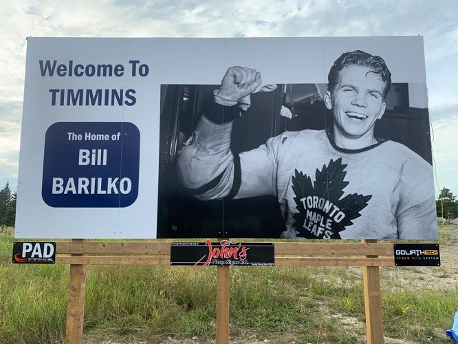 The genesis of the Bill Barilko billboard