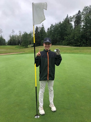 12-year-old golfer scores hole-in-one