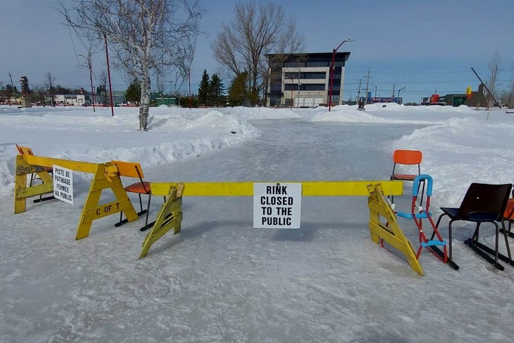 City’s outdoor rinks are closed at least for now