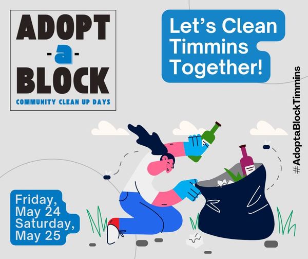 Adopt-a-block program joins annual spring clean-up staged by the City of Timmins