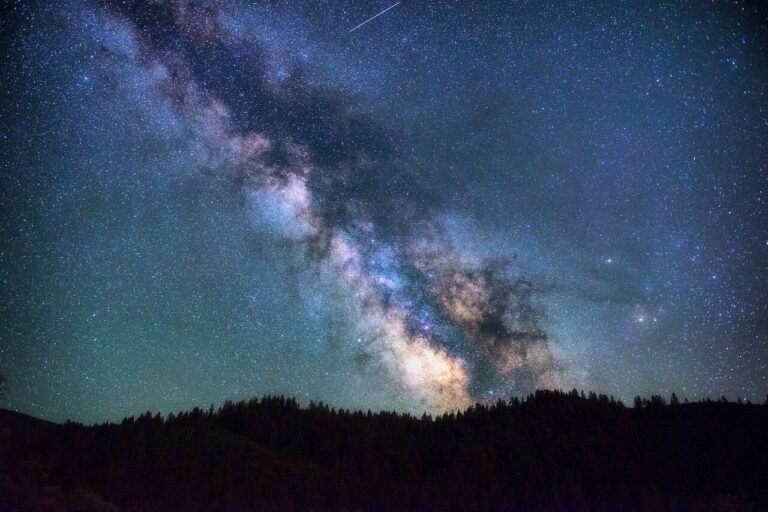 Planetary alignment seen with the naked eye