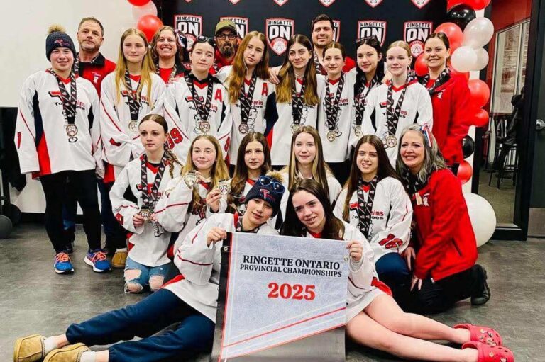 Timmins Tornadoes U14A win gold at Ringette Ontario Provincial Championships