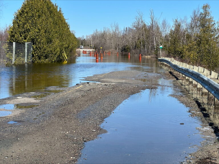 Norman St. closed by flooding
