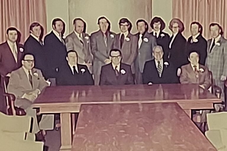 Timmins history: Upon amalgamation, Timmins had one mayor and 14 aldermen
