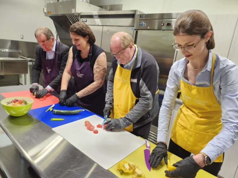 Anti-Hunger Coalition celebrates kitchen opening and other effects of Trillium Foundation funding