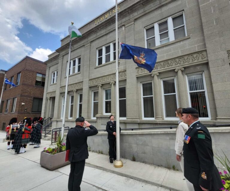 Freedom of the City proclamation for the Algonquin Regiment on its 125th anniversary